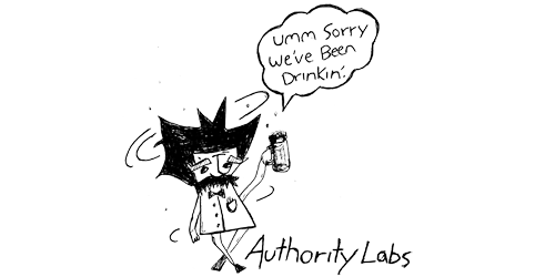 AuthorityLabs FAIL logo. Thanks for the Beer AuthorityLabs FAIL logo! I hope you hate your new horrible logo as much as I hated making it.