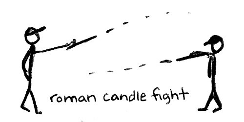 horrible-logos-roman-candle-fight